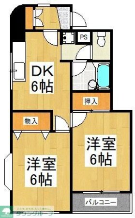 グロリアサンコーの物件間取画像